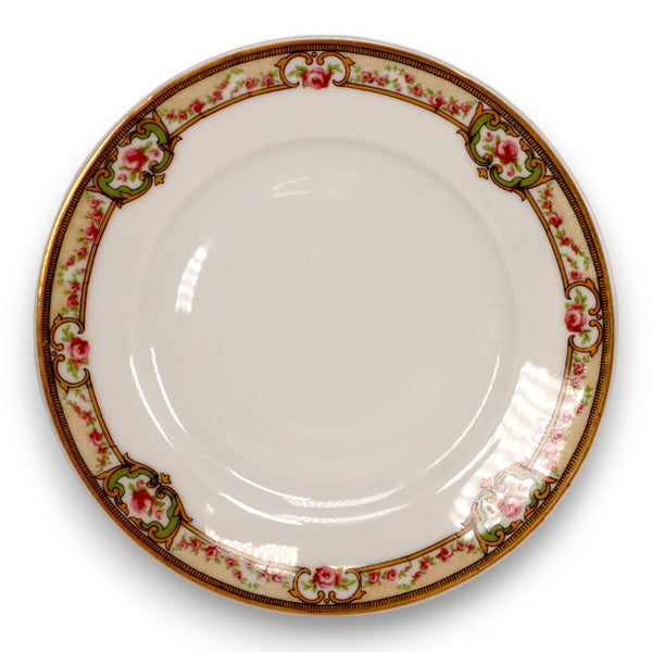 Théodore Haviland The Belfort Bread Plate Pink Roses Vintage 1910 France