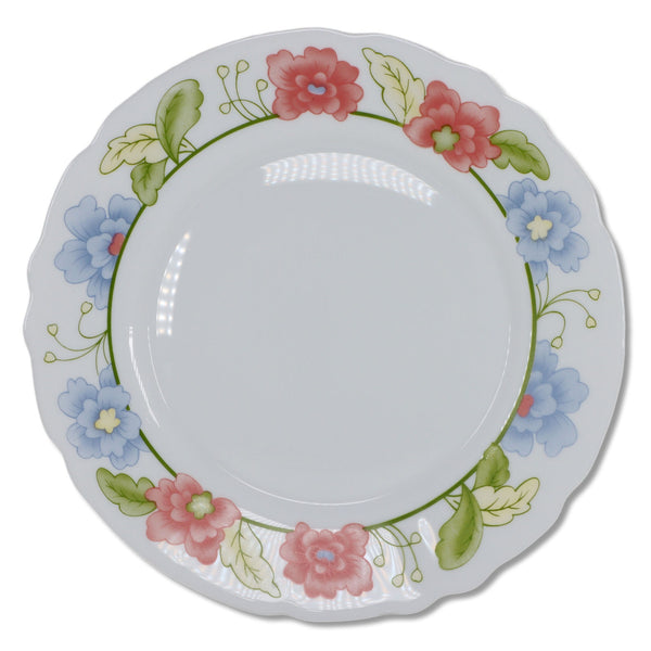 Harmonia Crivisa 7 3/4" Salad Plate Floral Scalloped Edge Spain Vintage 1990s