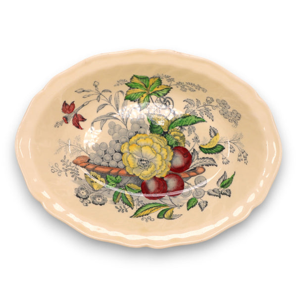 Royal Doulton The Kirkwood Multicolor Oval Serving Bowl D5130 Vintage 1950's