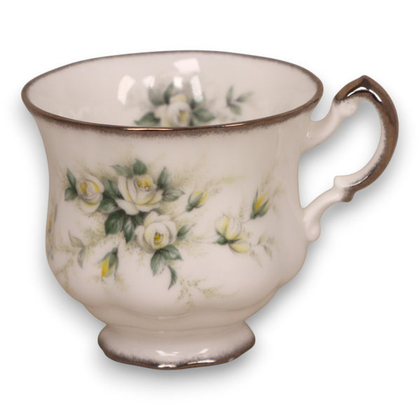 Paragon First Love Floral Footed Tea Cup England Vintage 1980's