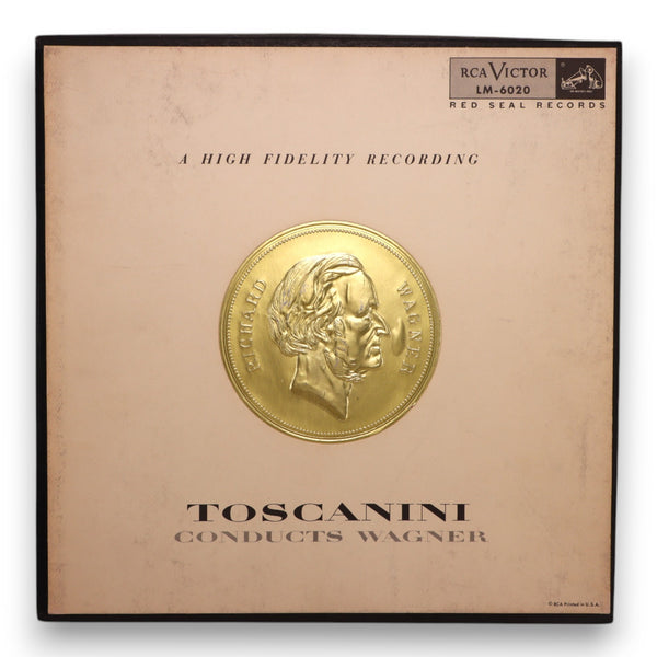 Toscanini Conducts Wagner 2x LP Box Set RCA Victor Red Seal LM-6020 VG+ 33 RPM
