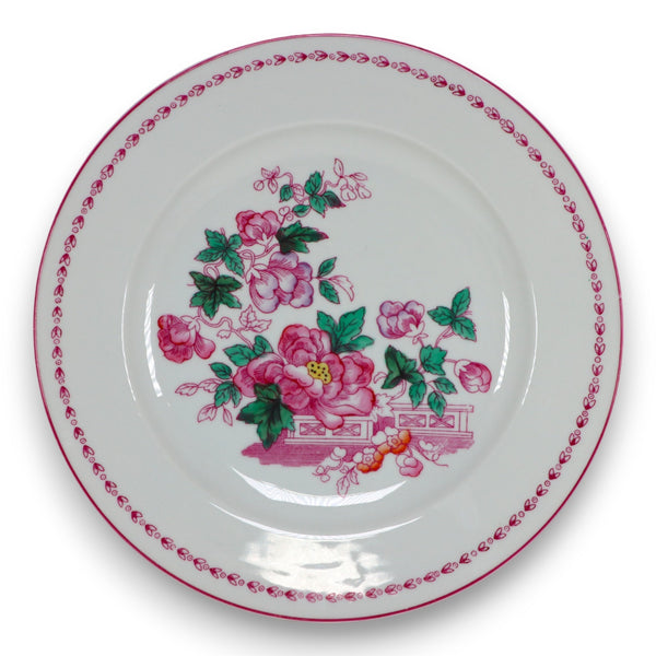 Vista Alegre VA Metz Floral Pink Charger Chop Plate 12 5/8" Portugal Vintage