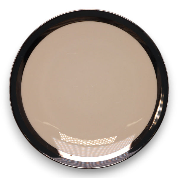 Flintridge Contessa Black Dark Teal Platinum Bread Butter Plate Vintage 1960's