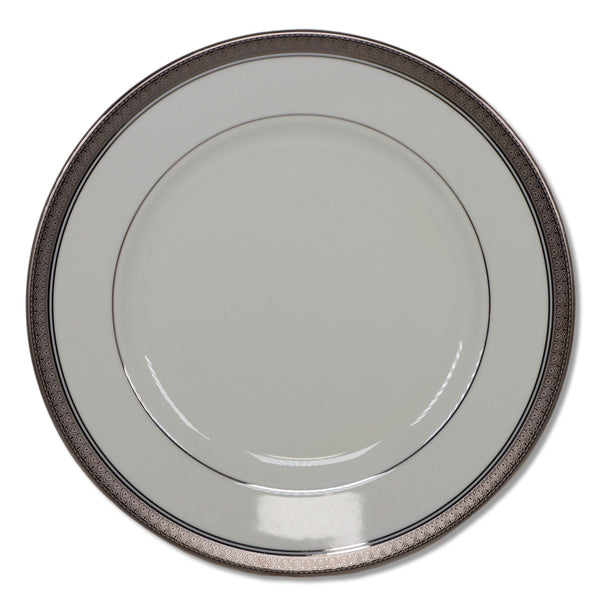 Mikasa Palatial Platinum Encrusted Trim 8 1/4" Salad Plate L3235/202 New w/Label