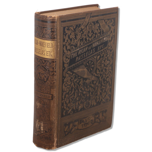 The Vicar of Wakefield Rasselas 1885  Paul and Virginia Oliver Goldsmith Antique