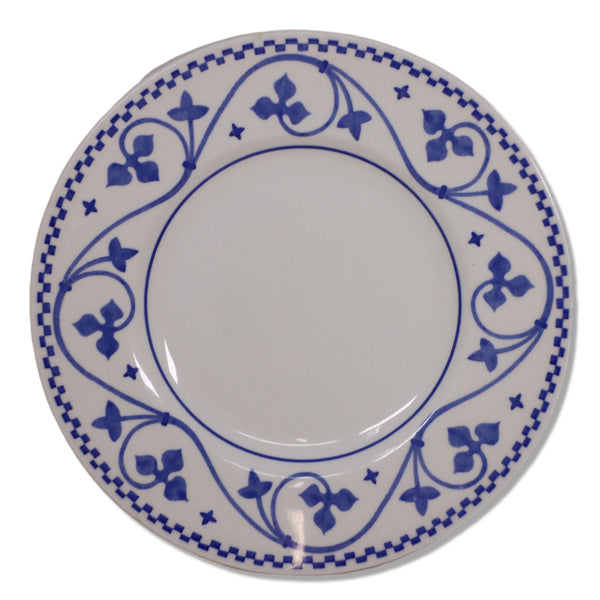 Royal Stafford Blue Fleur De Lis Bread Plate 7 1/8" England Winchester WCB1