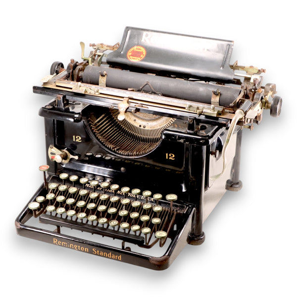 Remington Standard 12 12 Manual Correspondence Typewriter Antique 1920's