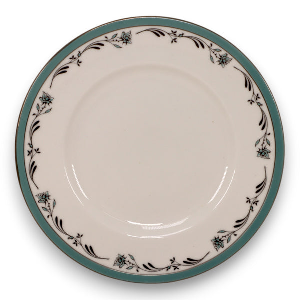 Royal Worcester Sea Rose Bread Plate 6" Platinum Trim Like New England 1960