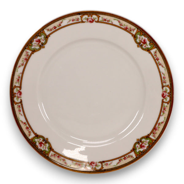 Théodore Haviland The Belfort Salad Plate Pink Roses Vintage 1910 France