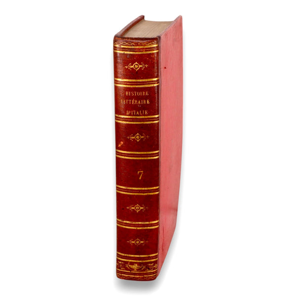 Histoire Littéraire d’Italie Vol. 7 Ginguené 1819 Paris Michaud
