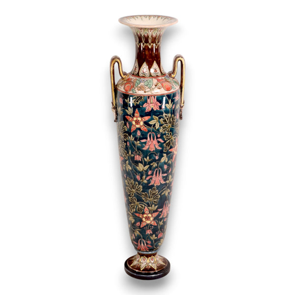 Royal Bonn Old Dutch Amphorae Art Nouveau 335 326 Porcelain Vase 22" Antique