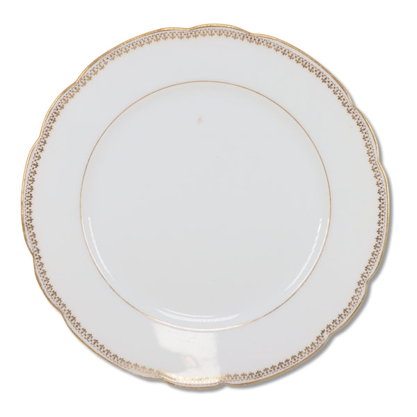 Charles Field Haviland CHF112 Lunch Plate 8 3/8" CFM GDM Gold Fleur De Lis Band