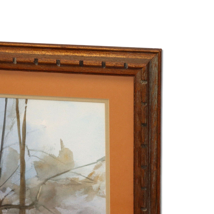 Betty Lou Schlemm "Sentinels" Large Original Watercolor 30x25 Framed 1969 5185