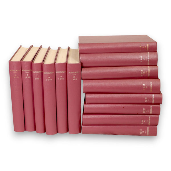 Neurosurgery Journal of Congress Neurological Surgeons 14 Vols 4-16 1979 to 85