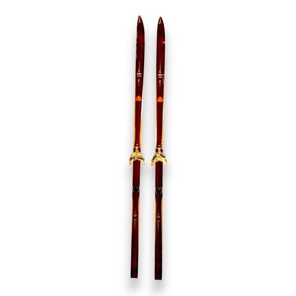 Asnes Hickory Tur-Langrenn Cross Country Skis 180cm Fenix 3pin 1970's