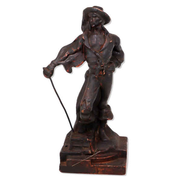 Bronze Spelter Corsair Pirate by Eutrope Bouret France Antique 19th C.