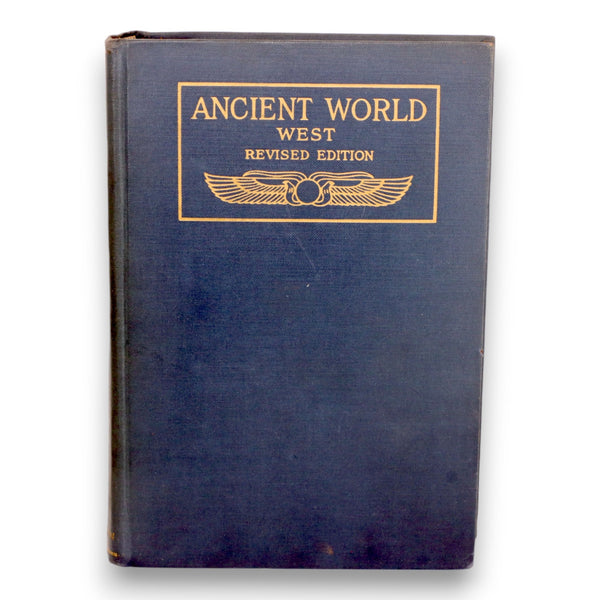 Ancient World Revised 1913 Willis Mason West Allyn and Bacon HC Gilt