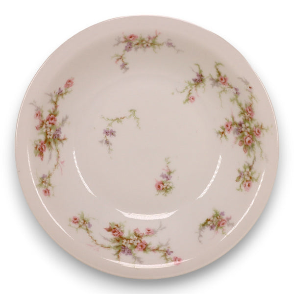Theodore Haviland H4072 Coupe Soup Bowl 7 1/2" Pink Rose Spray Limoges  France