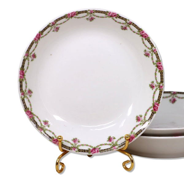 TV Tressemanes & Vogt Limoges TRV258 Fruit Bowl 5" France Antique Circa 1890's