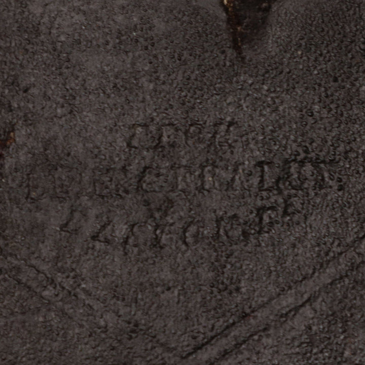 Civil War Era Brass Buttoned Leather Paneled Antique Stagecoach Trunk C. 1850's 6532