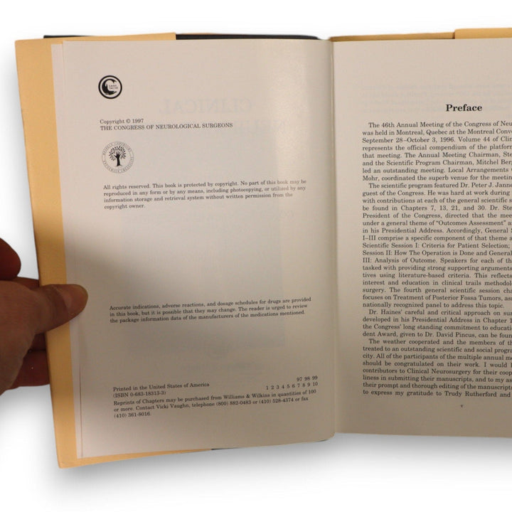 Clinical Neurosurgery 29 Vols  Williams and Wilkins Medical Books 1959-2003 8067