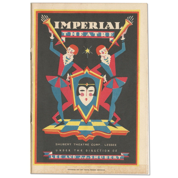 Court Jesters on The New Moon 1929  Imperial Theater Program Evelyn Herbert 5090