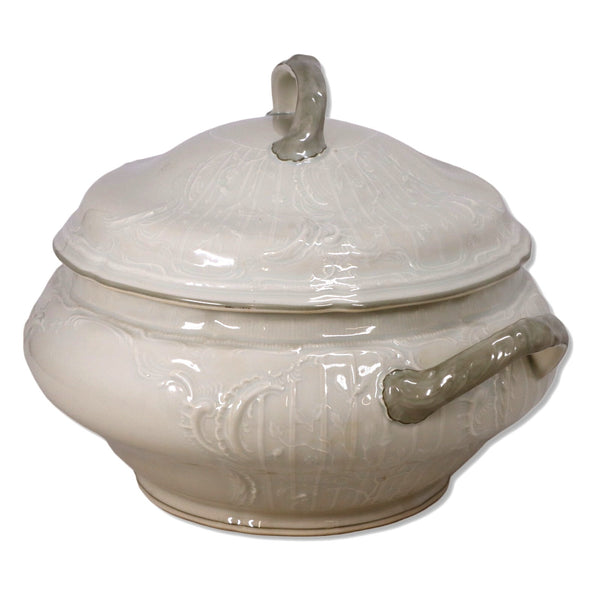 Rosenthal Sanssouci Ivory Green trim R2343 Lidded Soup Tureen China 1942