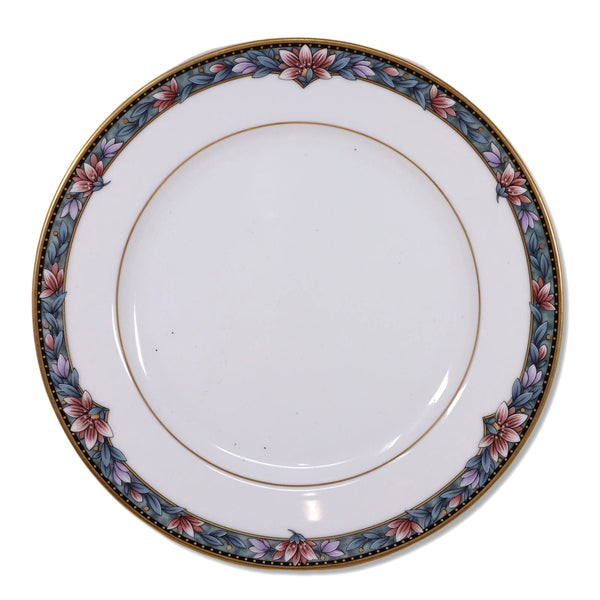 Gorham Quintette Salad Plate 7 3/4" Laurel Band Gold Rim Fine China Vintage