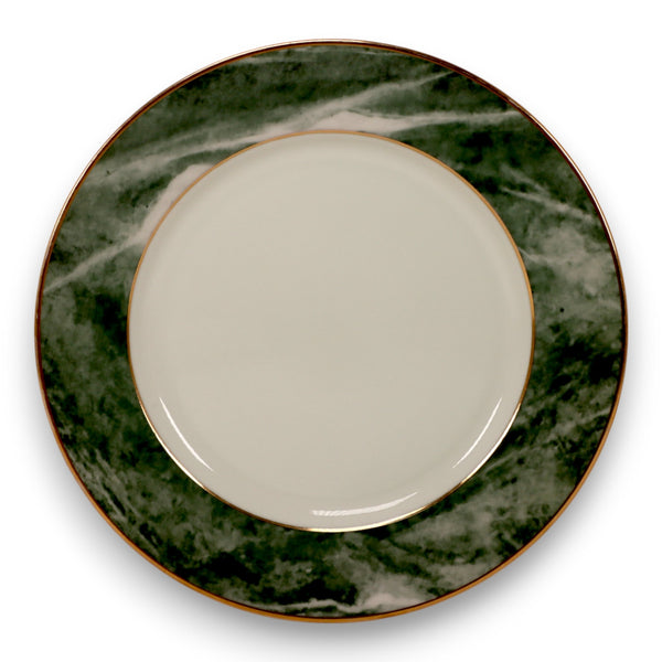 Mikasa Travertine Green L2112 Salad Plate by Bardi Vintage 1980s Japan