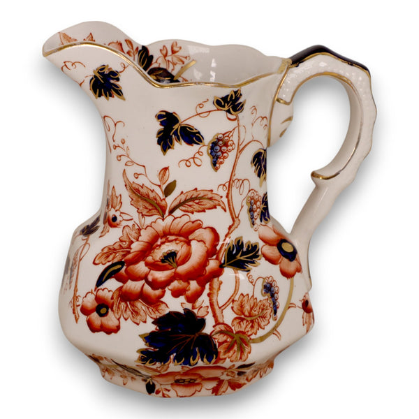 Wedgwood Windermere Orange and Blue Old Castle Tunstall  5 3/4" Creamer Pitcher