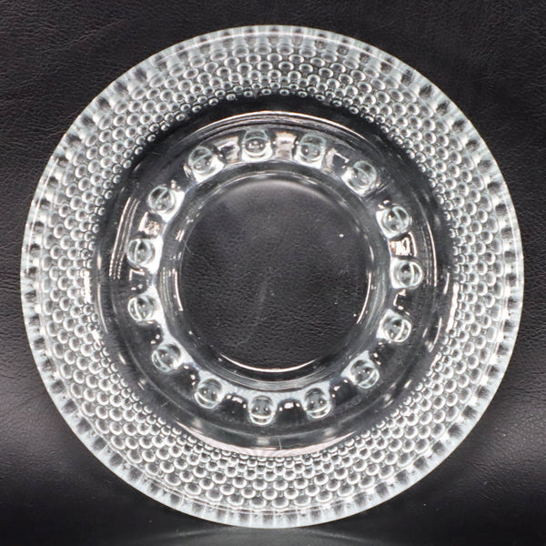 Anchor Hocking Glass Hobnail and Diamond Point 5" Ashtray Vintage 1950's