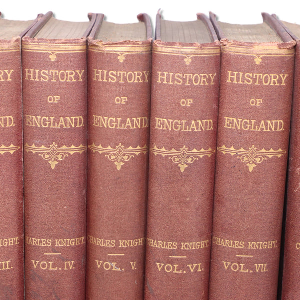 The Popular History of England 1862 Charles Knight 8 Vol Illustrated Sangster Co