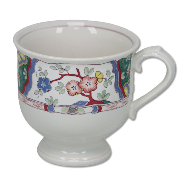 Mikasa Provincial Villa Medici 8oz Footed Coffee Mug Tea Cup Japan, CV900 1990's