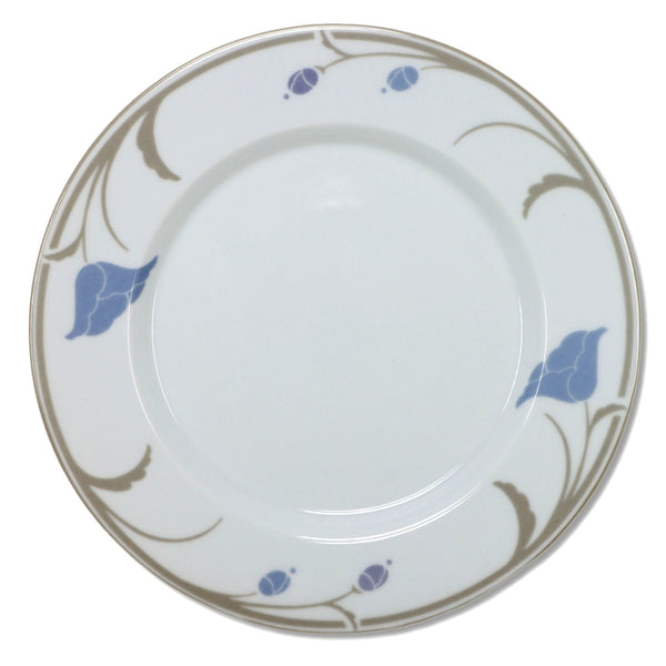 Dansk Belles Fleurs Taupe Salad Plate 9" Japan Vintage 1980's