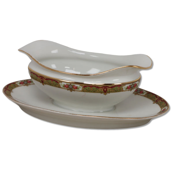 Tressemanes & Vogt TV Limoges TRV4 Gravy Boat C. France Antique 1892 to 1907