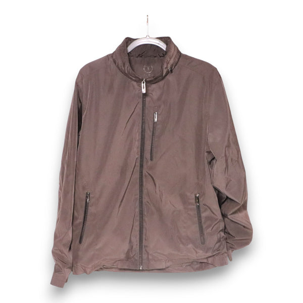 Tumi T Tech Large Mens 5T-2002PM Chocolate Windbreaker Jacket