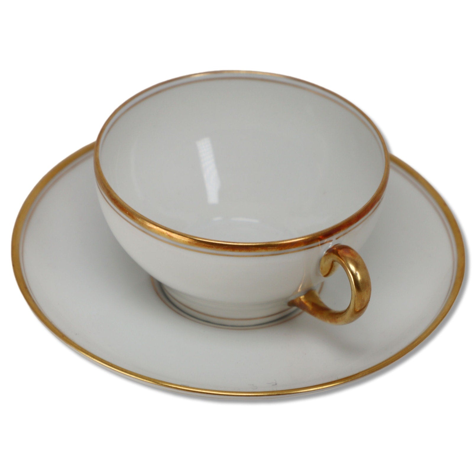 Elite Works Bawo & Dotter BWD60 Limoges Tea Cup Saucer Set Antique 192 ...