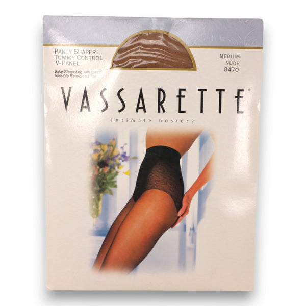 Vassarette Panty Shaper Tummy Control V-Panel Medium Nude 8470