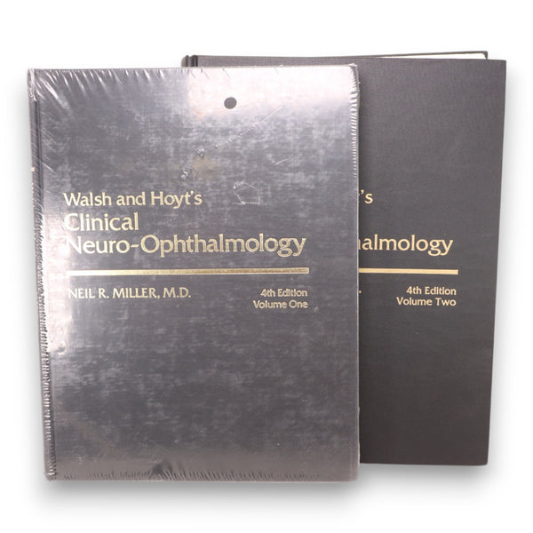 Walsh and Hoyt's Clinical Neuro-Ophthalmology Miller 4th Ed 2 Vol HC Fine 1985