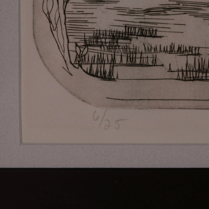 Jill Pottle Angels in Country vs City Print Signed Numbered 6/25 Framed 25x19 7409