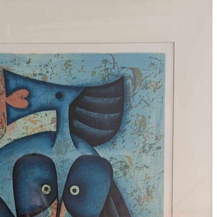 Juan Moreira La Pareja Framed Matted Cuban Art Signed Serigraph 21/100 1999 7482.16