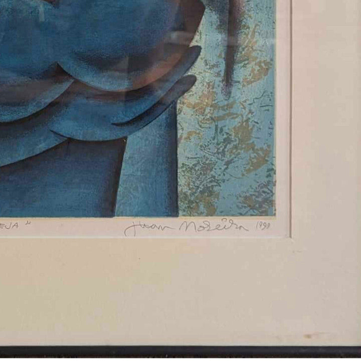 Juan Moreira La Pareja Framed Matted Cuban Art Signed Serigraph 21/100 1999 7482.16