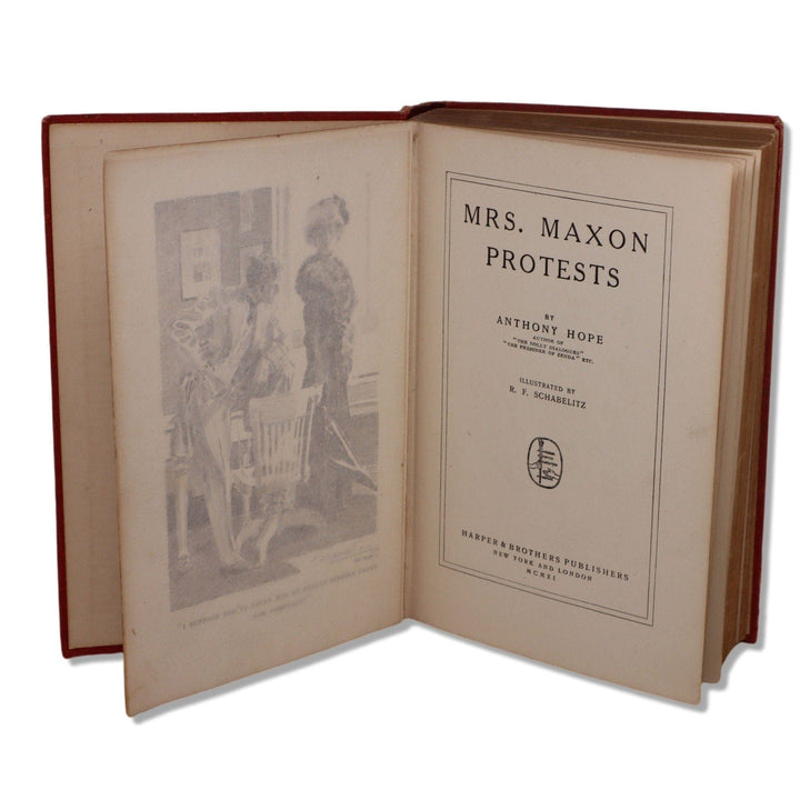 Mrs Maxon Protests Anthony Hope 1911 1st Edition Hardcover Book 6201.16