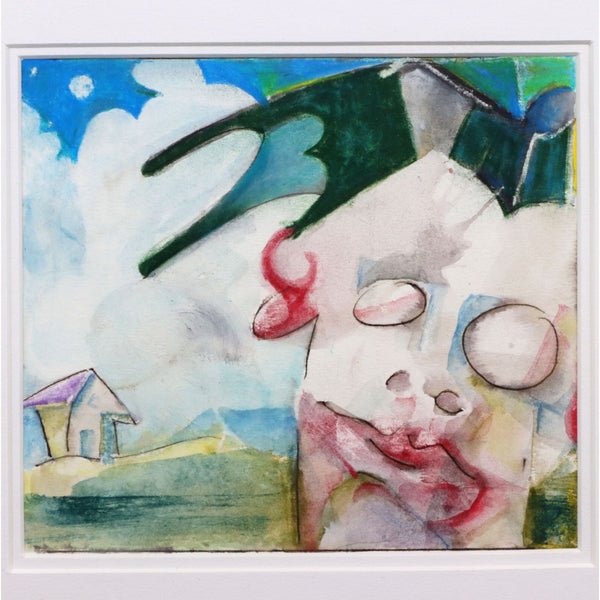 Robert Boardman Mixed Media Painting 11x13 Framed 2008