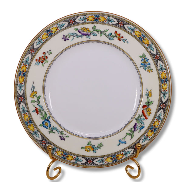 Mintons Berkeley B1020 Raised Enamel 7 3/4" Salad Plate Antique 1920's