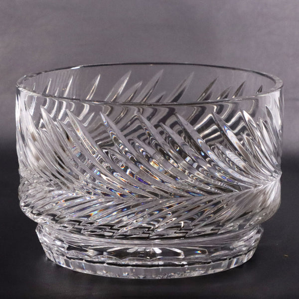 Reflections Crystal Clear Industries of Poland Crystal Fruit Bowl 8" Blown Glass