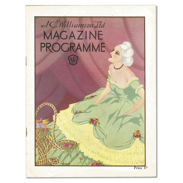 JC Williamson Theater Magazine Programme Waltzes from Vienna Greta Garbo 1932