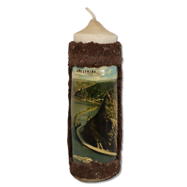 Gunter-Kerzen German Candle Burg Katz Loreley 5 1/2" Vintage