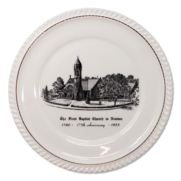 Balfour 175th Anniversary First Baptist Church of Boston Newton 10 1/4" Plate