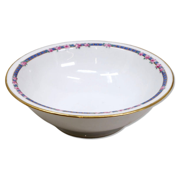 Charles Ahrenfeldt CA Limoges AHR6 Cereal Bowl 6 3/8" Pink Roses 1894-1930